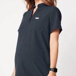Figs Maternity Top- Dark Harbor